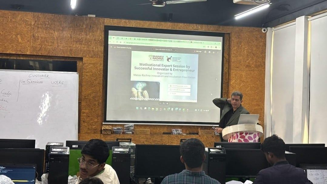 Motivational Expert session by succesful innovator and entrepreneur