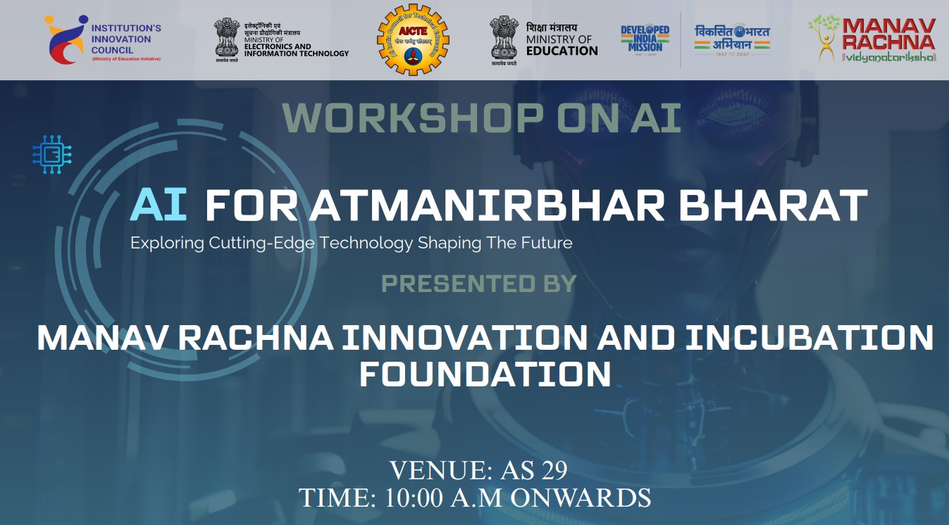 Workshop on AI for Atmanirbhar Bharat photo 1